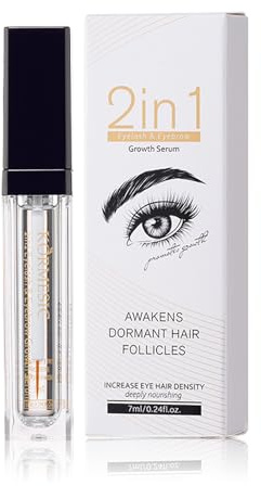 7ML Serum Pestañas y Cejas Crecimiento, Tratamiento para el Crecimiento de las Pestañas, Fortalecedor y Alargador Para PestañAs, Suero Potenciador PestañAs Y Cejas, Gruesas y Hermosas -02