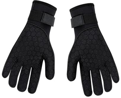 RCGOFOLLOW Gants de plongée en néoprène 3 mm pour Femmes, Hommes et Enfants, imperméables et antidérapants, pour Le Surf, Le Kayak, Le canoë, la pêche et Les Sports Nautiques