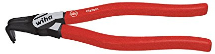 Wiha Sicherungsringzange Classic für Innenringe (Bohrungen) mit abgewinkelter Form (29427) J 41, 310 mm