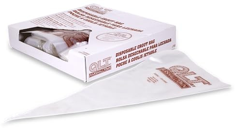 QLT BY MARSHALLTOWN Grout Bags, 50 Pack of Disposable Mortar Bags, DGB661