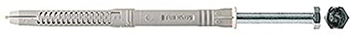 fischer - Taco con tornillo largo premontado FUR 8x120 SS (caja 50 uds), taco con tornillo de cabeza hexagonal SW10 de montaje a través con certificado ETA para ladrillo y hormigón