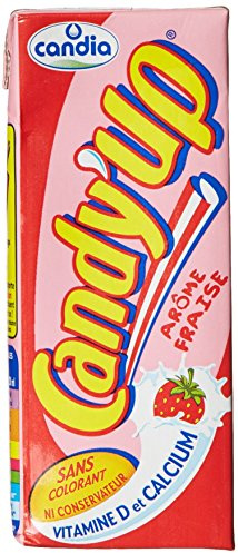 Candia Lait Arôme Fraise Candy 'Up - 6 x 20 cl