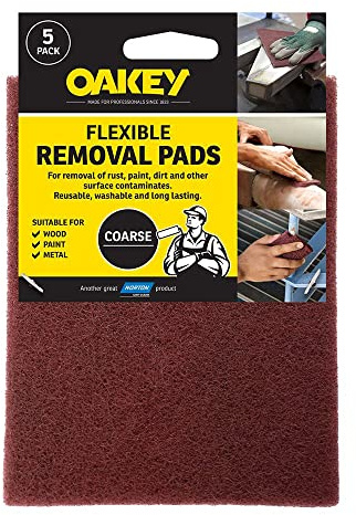 Oakey Flexible Removal Pads Pack of 5
