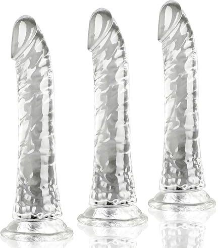 3er Realistischer Dildo Set mit Saugnapf,Anal Dildo Analdilos Herren,Realistische Dildos Buttplug Analplug Set（Dildo Klein Groß xxl）,SM Analspielzeuge,Diloschwanz für Frauen,Analplug für Männer