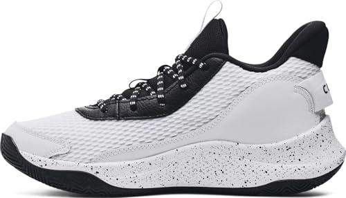 Under Armour Men's Curry 3Z7 Basketball Shoes, White/Black - 101, 10 UK
