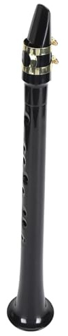 FAUOSWUK Sassofono Tascabile, Mini Kit per Sassofono per Strumenti a Fiato con Bocchino per Contralto Tasto C Compatto e Leggero per Principianti