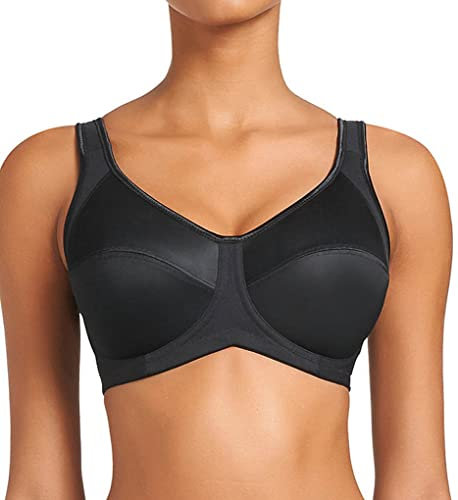 Freya Core Underwired Sports Bra Black Black 36DD