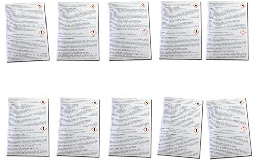 10x Blue Magic PVC Reparatur-Set Kleber und Flicken für Wasserbett, Pool, Planschbecken, Wasserbälle etc.