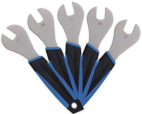 BBB Cycling - Set di Attrezzi per Biciclette Conico. Chiavi per Biciclette. Taglie (13/14/15/16/17) - Modello ConeSet BTL-25S