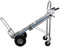 Mophorn Transportwagen, faltbar, 350 kg, Handwagen, 3-in-1, Mehrzweck-Trolley, Treppenschiene aus Aluminium, 350 kg, Trolley mit Kunststoffrädern, stapelbar, schwere Last