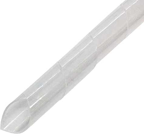 Lumonic Tuyau de câble spiralé Transparent 5m I Bande spiralée de 4mm pour câbles de 1,5-10mm diamètre I Protection Flexible de Tuyau de câble pour Usage privé & Industriel