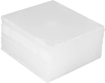 Gatuida 25pcs Cd Storage Holder Box Cd Case Booklet Portable Storage Box Abs Material Easy to Find