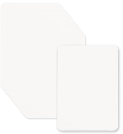 Leucasa 60 Pièces Papier Cartonné A6 10.5X14.8CM Carte Vierge A6 Blanc 300g/m² Imprimable pour Bricolage Créatif, Invitations de Mariage, Cartes de Remerciement