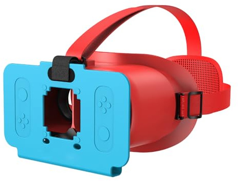 LICHIFIT VR-headset för Nintendo Switch 2 (2025), Switch 2 Virtual Reality VR-glasögon 3D-glasögon med pupill- och objektavstånd, justerbara HD-linser och bekväm huvudrem