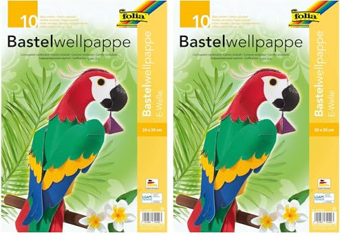 Folia M-CARTON ONDULADO 35x25 SET 10co, color/modelo surtido (Paquete de 2)