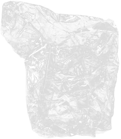 LIFKOME Poltrona a Sacco Gonfiabile Trasparente in PVC Cerniera, Contenitore Porta Peluche per, Fodera Pouf Organizzatore per Camerette e Sale Giochi, 60X40X60 CM