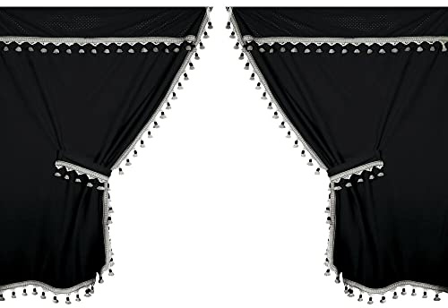 LAMPA 98633 Rideaux de cabine noir