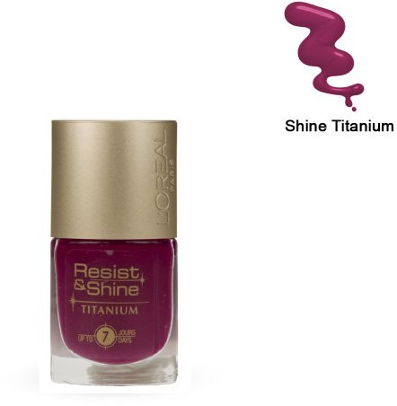 L 'Oreal Resist & Shine Titanium Nail Varnish 209 Bois En Rose