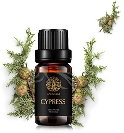 Aromatherapy Cypress Essential Oil for Diffuser, 100% Pure Cypress Scented Oil, 0.33oz-10ml Therapeutic Grade for Massage, Home