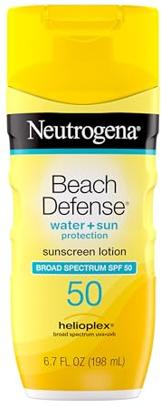 Neutrogena Beach Defense Sunscreen Lotion SPF 50, 6.7 fl oz