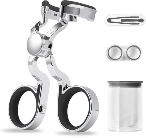 Kakveiai Lentes de Contacto Que Usan ayudas,Estuche portátil para Lentes de Contacto con Pinzas - Kit de tamaño de Viaje para nuevos usuarios, Principiantes y Actividades al Aire Libre