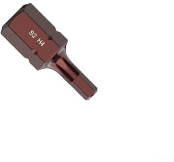 Robuster 30 mm Stern-Schraubendreher-Bit, 10 mm Schaft, magnetische Bits aus Metall für Schraubendreher (H4)