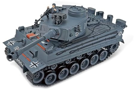 Brother Tank BT-812 RC TANK 1:18 tysk tiger 1 grå