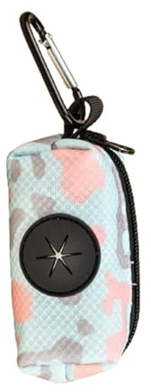 Tewzafiya Porta bolsa de caca para correa de perro, porta residuos para perros, porta bolsas de excrementos para dispensador de bolsas de basura para perros, porta bolsas de caca de