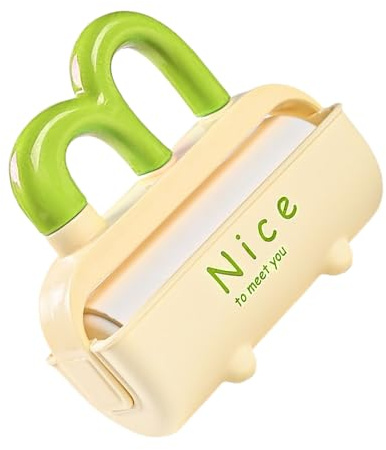 Rullo Di Lanugine Appiccicoso-4.92x2.56x2.24in Cleaner Di Dimensioni Tascabili, Rimozione Della Polvere Di Capelli Portatili, Strumento Di Rullo Adesivo Compatto | Accessorio Per La Pulizia Da Viaggio