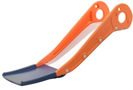 MagiDeal Toboggan canapé, allongé, aux bords lisses et élargis, gain de place, mignon, avec pente allongée, toboggan d'intérieur pour enfants filles et, Orange