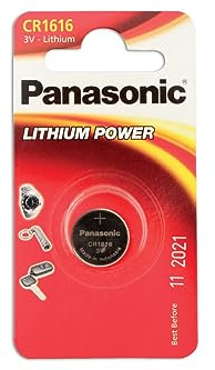 Connect 30659 Panasonic Coin Cell Battery CR1616 3V 1pc x 12