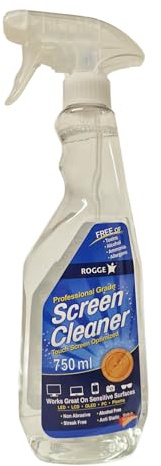 ROGGE Screen Cleaner, detergente per schermo 750 ml, LCD-TFT-LED e Plasma Prodotto in Germania.