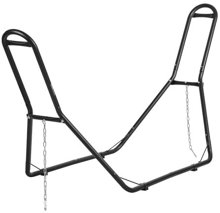 VEVOR Hängemattengestell, verstellbar, 204 kg Tragkraft, passend für Hängematten von 2,1 bis 3,8 m für den Außen-/Innenbereich, tragbarer Hängemattenständer mit Kette, Haken, Tragetasche
