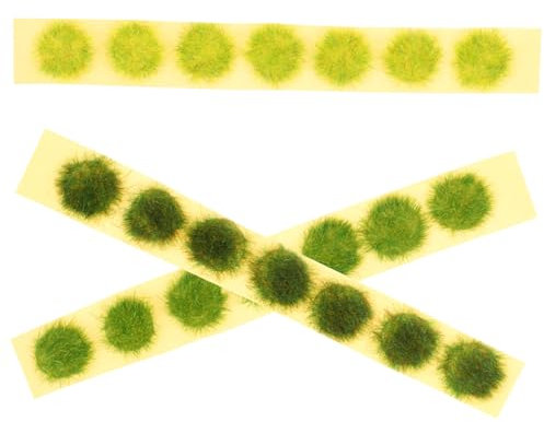 SUPVOX 3 Pièces Grappes de Fleurs simulées Grass de Simulation Miniature Statique Grass Herbe de Chemin de Fer Miniature Herbe Artificielle pour la décoration Gazon Artificiel Plastique