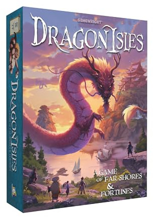 DragonIsles – Fantasy Adventure Family Board Game for 2-5 Players, Ages 10+ – A Journey of Far-Shores and Fortunes!