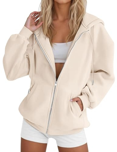 Jbsabotad Sweat a Capuche Femme Zippé - Sweat Zippé Femme avec Capuche Sweatshirt Y2k Streetwear Hoodies Casual Manches Longues Chic Élégant Outerwear Cardigan Veste Sport Automne Hiver Sweatshirts