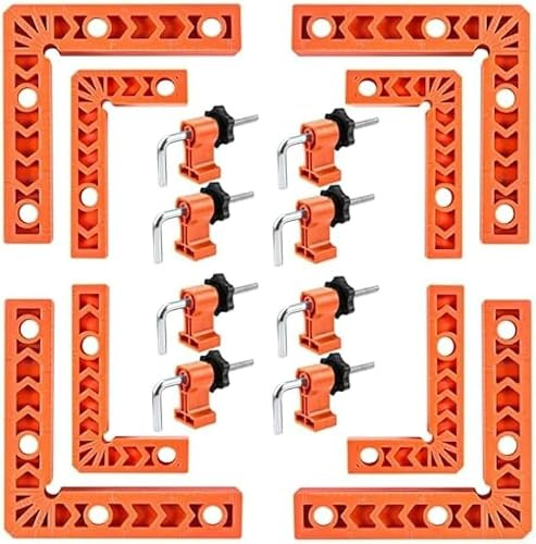 Kit de serrage à angle droit de qualité construction avec design optimisé pour la fixation des coins intérieurs et extérieurs (3)