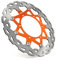 320mm Orange Motorrad Schwimmende Bremsscheibe Vorne für SX SXF EXC SXS XC MX MXC XCW XCF 400 450 500 505 520 525 530 540 XCG 600 620 625 640 GS LC4 ENDURO SUPERMOTO