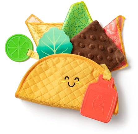 Melissa & Doug Multi-Sensory Soft Taco Fill & Spill Infant Toy - Sensory Toys For Babies, Baby Taco Toy, Baby Toys For Ages 6 Months And Older