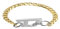 DIESEL Armband für Männer Zweifarbiges Edelstahlkettenarmband, Länge: 220mm, Breite: 32.5mm, Höhe: 10mm, DX1437931