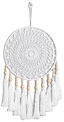 Ulalaza Macramé Tenture Murale Décor À La Main Tissé Tapisserie Gland Tenture Ornements Boho Tenture Murale Appartement Chambre Maison Bureau Décoration Chambre Galerie Cadeau De Noël