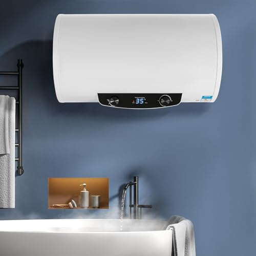Elektrisk tank vattenvärmare, elektrisk lagring, vattenvärmare, elpanna, varmvattenbehållare, varmvattenbehållare, horisontell panna, elektrisk varmvattenberedare, smart kontroll LED 120 l 220 V 2000