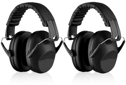 WIYETY Lot de 2 protections auditives pour enfants : casque de protection contre le bruit pour enfants, cache-oreilles pour enfant avec SNR 26 dB, casque pour bébé, protection contre le bruit, bonne