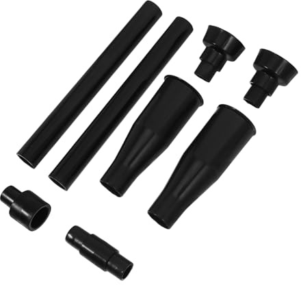VICASKY 8pièces Kit de Buses Réglables pour Fontaine et Bassin Accessoires pour Pompe de Bassin Noir pour Étangs de Jardin et Aquariums