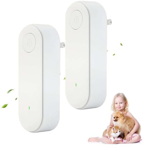 Clairu Air Purifier, Claru Ionic Air Purifier Plug In Uk Portable, Clairu Ionic All-In-One Air Purifiers, Instantly Cleans Air, Claru Air Purifiers Whisper Quiet, Filter-Free Purifier (2)