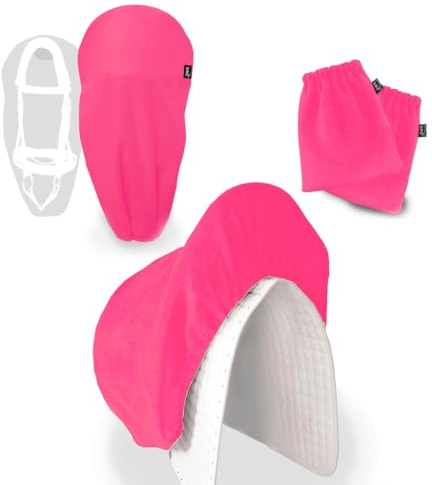 AIKO Sattelschoner Bundle pink – Sattelschutz, Trensentasche & Steigbügelschoner – atmungsaktiv, waschbar, elastische Passform für Dressur-, Spring- & Vielseitigkeitssättel