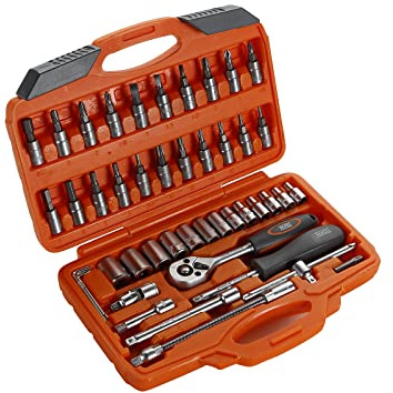 RH HR 192394 Juego Vasos, 0 V, Naranja Acero, 0, Set de 46 Piezas