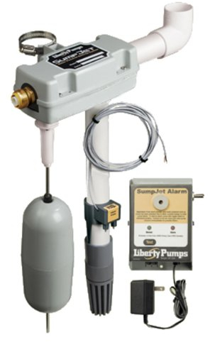 SumpJet® Water Powered Backup Emergency Sump Pump with NightEye® Wireless Alarm