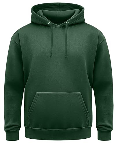 LARGE BOTTLE GREEN classic plain pullover hoodie unsex and these are ideal for mens and ladies hooded sweatshirt