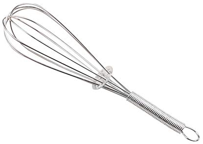 KDSANSO Sbattiuova,Mini Frusta da Cucina in Acciaio Inox per Uso Domestico Strumento Sbattitori Manuali, Argento 17.5 * 4cm